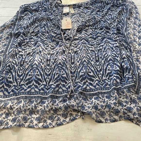 Jessica Simpson MOOD MULTI Surfers' Paradise Swim Cover Up, US Small - Picture 4 of 9